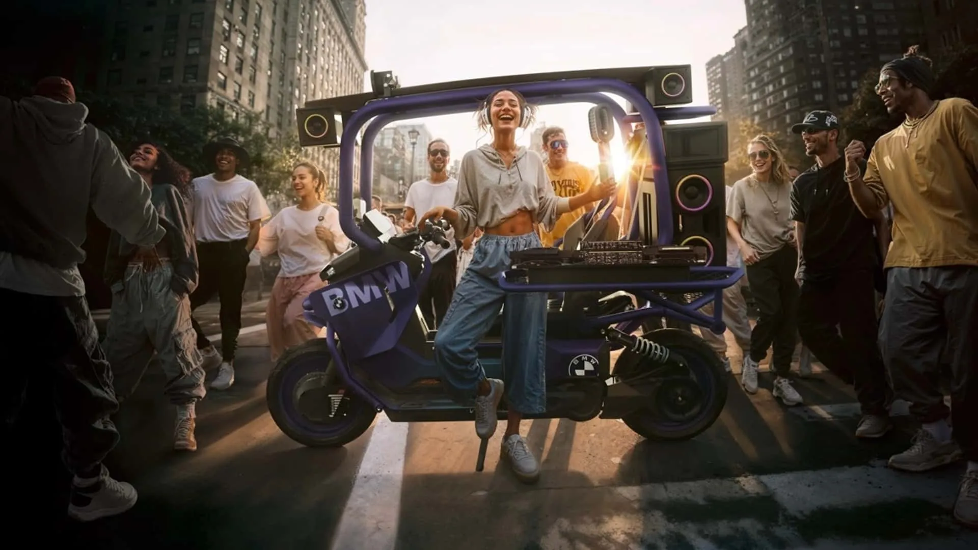 BMW Vision CE Unveiled: A Helmet-Free Electric Motorcycle That’s Rewriting Urban Mobility BMW Vision CE